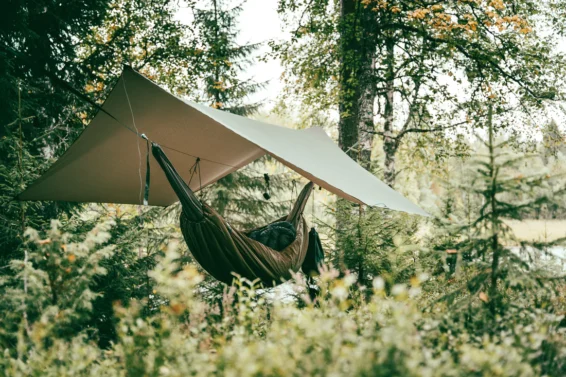 Rain tarps for hammocks